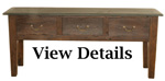 Serving Table Antique Slate Top