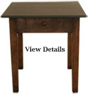 Antique Pastry Table Slate Top