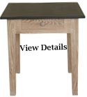 Slate Top Limed Oak Pastry Table