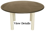 Painted Round Slate Top Table