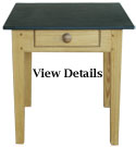 Pine Pastry Table Slate Top