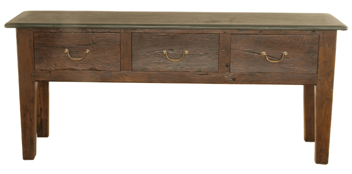 Antique Slate Top Serving Table Slate Top