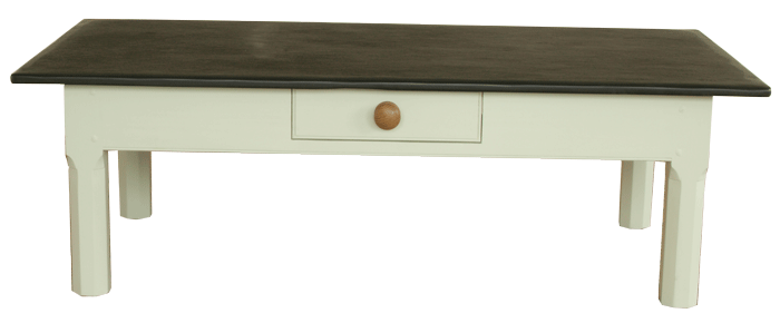 Painted Slate Top Large Coffee Table